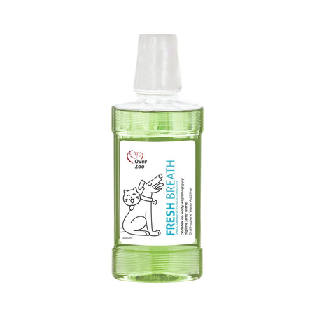 Over zoo Fresh Breath płyn do higieny jamy ustnej dla psów i kotów 250ml