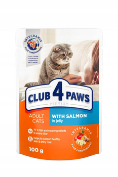 Club 4 Paws łosoś w galarecie saszetka 100g