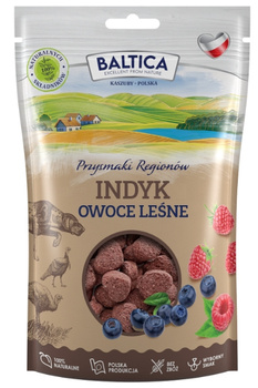 Baltica Przysmaki Regionów Indyk z owocami leśnymi 100g