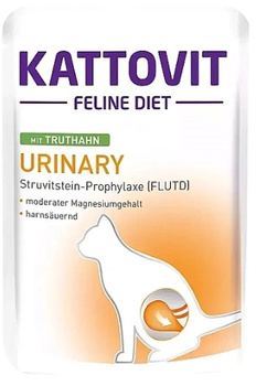 Kattovit Urinary z indykiem 85g - mokra karma dla dorosłych kotów