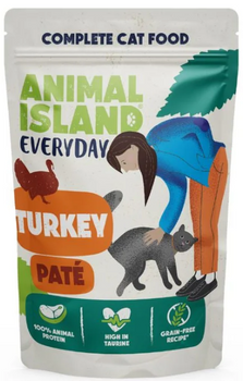 Animal Island Everyday pasztet z indyka 100g - mokra karma dla dorosłych kotów