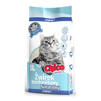 Chico Compact żwirek bentonitowy Naturalny 5l