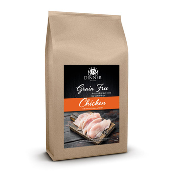 Dinner Kurczak z batatami i ziołami 2kg - hipoalergiczna, bezzbożowa karma dla dorosłych psów