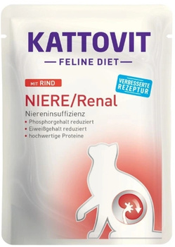Kattovit Niere Renal wołowina 85g - mokra karma dla dorosłych kotów