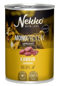 Nekko Monoprotein Special Kangur 400g - mokra karma dla dorosłych psów
