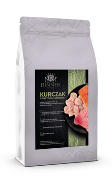 Dinner Cat Sterilised kurczak z tuńczykiem i łososiem 1,5kg - sucha karma dla kotów po sterylizacji