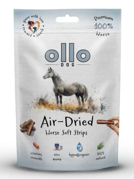 Ollo Air-Dried Horse Strips 80g - przysmaki dla psa z koniny