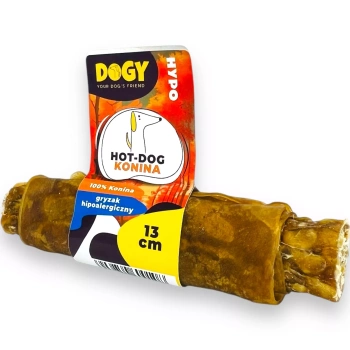 Dogy Hot Dog z koniny 13cm - naturalny gryzak dla psa