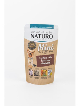Naturo Mini - Indyk z ryżem i warzywami saszetka 150g