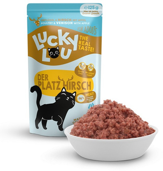 Lucky Lou Lifestage Drób i jeleń saszetka 125g - mokra karma dla dorosłych kotów