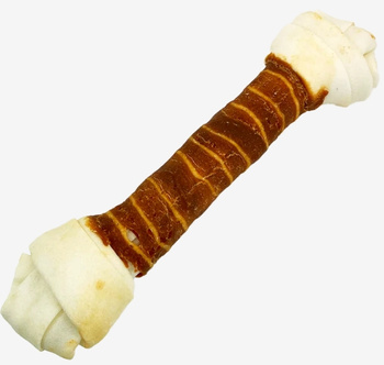 Happy Snacky kość wiązana z królikiem i dorszem 24cm