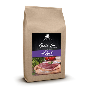 Dinner Kaczka z batatami i pomarańczą 6kg - hipoalergiczna, bezzbożowa karma dla dorosłych psów