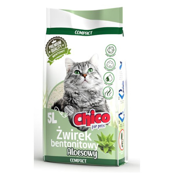 Chico Compact żwirek bentonitowy Aloesowy 5l