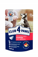 Club 4 Paws szczeniak indyk w sosie saszetka 100g