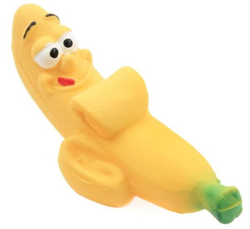 Chico banan 9cm - lateksowa zabawka dla psa