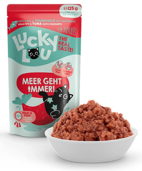 Lucky Lou Lifestage Adult Drób i tuńczyk saszetka 125g - mokra karma dla dorosłych kotów