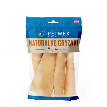 Petmex Skóra wołowa 15cm 100g - naturalny gryzak dla psów