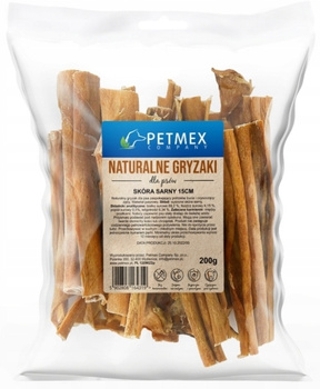 Petmex skóra sarny 200g - naturalny gryzak dla psów