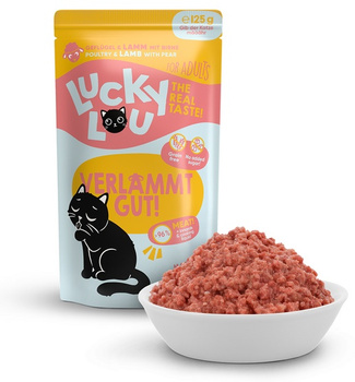 Lucky Lou Lifestage Drób i jagnięcina 125g - mokra karma dla dorosłych kotów