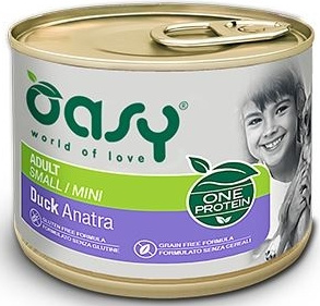 Oasy One Protein adult mini kaczka 200g