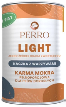 Perro LIGHT kaczka z warzywami puszka 400g - mokra karma dla dorosłych psów