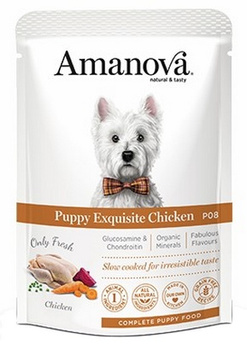 Amanova Puppy kurczak 100g - mokra karma dla szczeniąt