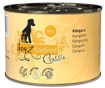 Dogz Finefood Classic N.06 Kangur 200g - mokra karma dla dorosłych psów