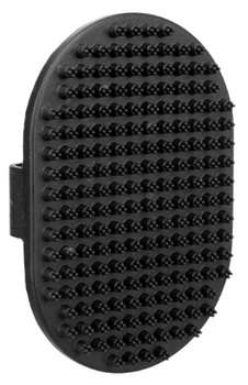 Trixie gumowa szczotka do masażu z naciętymi końcówkami 9x13cm