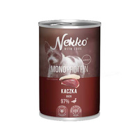 Nekko Monoprotein Kaczka 400g - mokra karma dla dorosłych psów