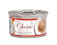 Cherie tuńczyk z krewetkami w sosie 80g - mokra karma dla kota dorosłego 