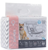 Mpets pieluchy dla suczki rozmiar L