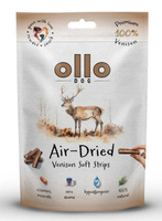 Ollo Air-Dried Venison Strips 80g - przysmaki dla psa z jelenia
