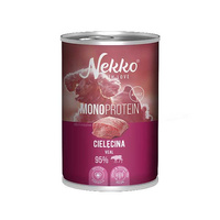 Nekko Monoprotein Cielęcina 400g - mokra karma dla dorosłych psów