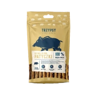 Trzypsy Deluxe patyczki z dzika 70g - przysmak dla psów