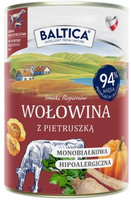 Baltica Wołowina z pietruszką 400g - mokra karma dla dorosłych psów