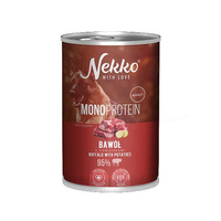Nekko Monoprotein Bawół z ziemniakami 400g - mokra karma dla dorosłych psów