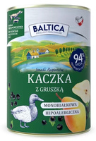 Baltica Kaczka z gruszką 400g - mokra karma dla dorosłych psów
