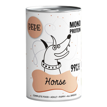 Paka Zwierzaka PEPE Horse (koń) puszka 400g