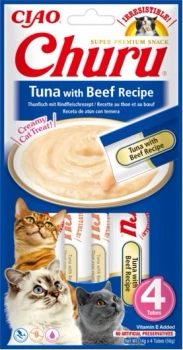 Inaba Cat Churu tuńczyk z łososiem 4x14g
