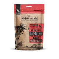 Wiejska Zagroda miękkie wołowe kąski 100g - przysmak dla psów