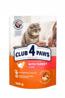 Club 4 Paws indyk w galarecie saszetka 100g