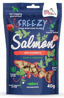 Syta Micha Liofilizowane przysmaki dla psa Łosoś z truskawką FREEZY 40g