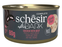 Schesir Kurczak z wołowiną w rosole 80g - mokra karma dla kotów dorosłych