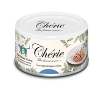 Cherie Hairball tuńczyk z lucjanem w sosie 80g - mokra karma dla kota dorosłego