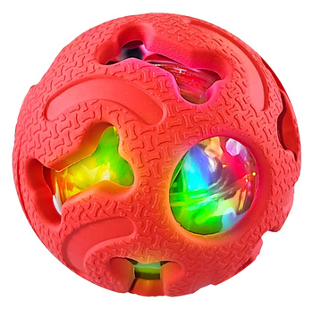 Lupi Pets piłka świecąca LED 6,3cm - gumowa zabawka dla psa