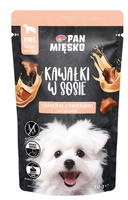 Pan Mięsko wołowina z koziną 150g - mokra karma dla dorosłych psów