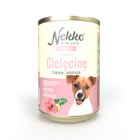 Nekko Junior Cielęcina z cukinią i moringą 400g - mokra karma dla szczeniąt