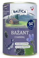Baltica Bażant z sarniną 400g - mokra karma dla dorosłych psów