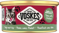 Voskes tuńczyk z kurczakiem w galaretce puszka 85g - mokra karma dla dorosłych kotów
