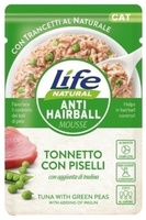 Life Cat Anti Hairball tuńczyk z groszkiem 70g - mokra karma dla kota